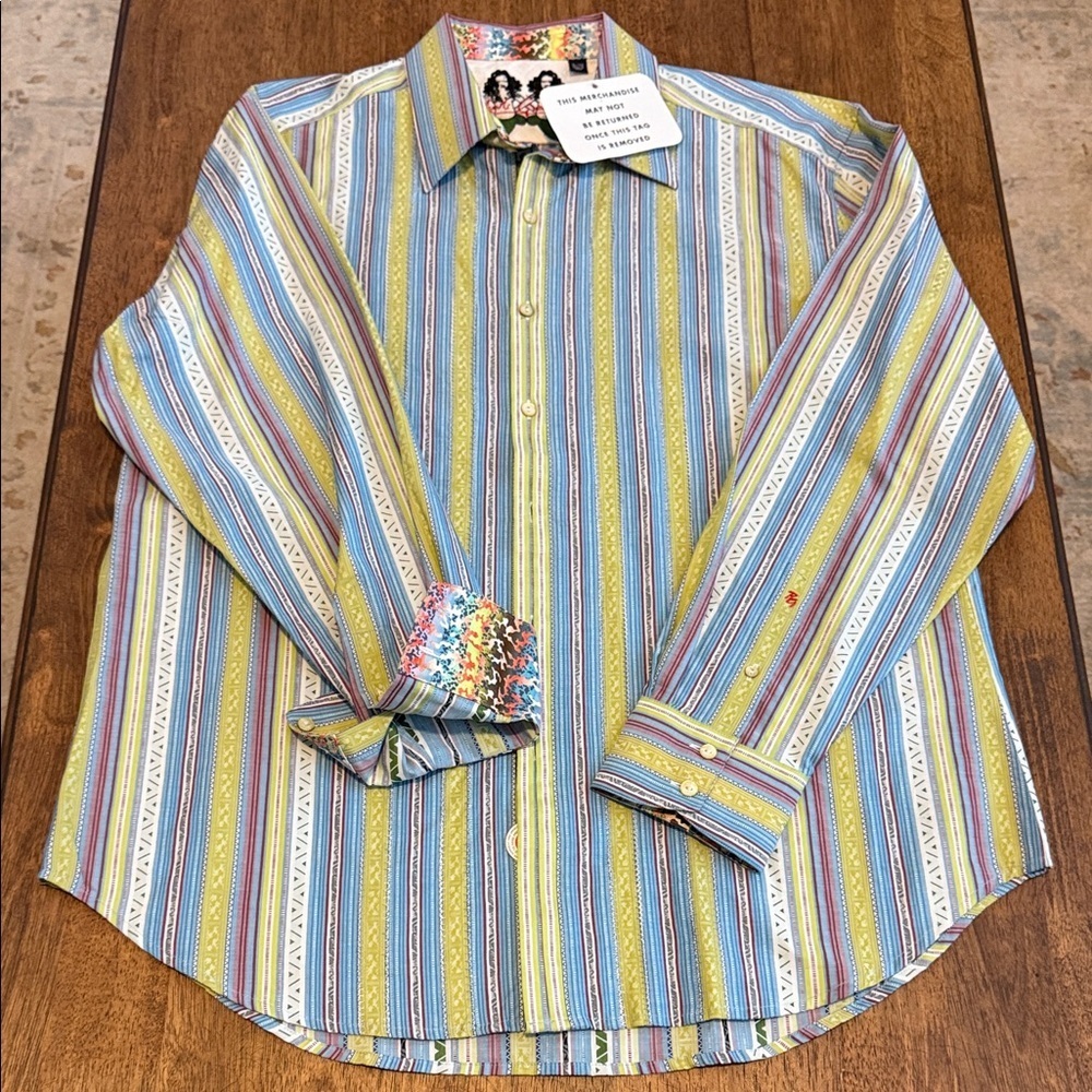 Robert Graham Multicolor Striped Button Down Shirt